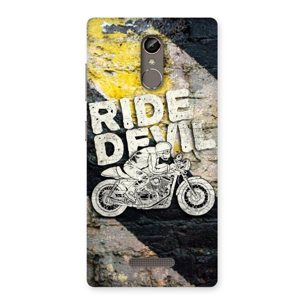 Ride Devil Back Case for Gionee S6s