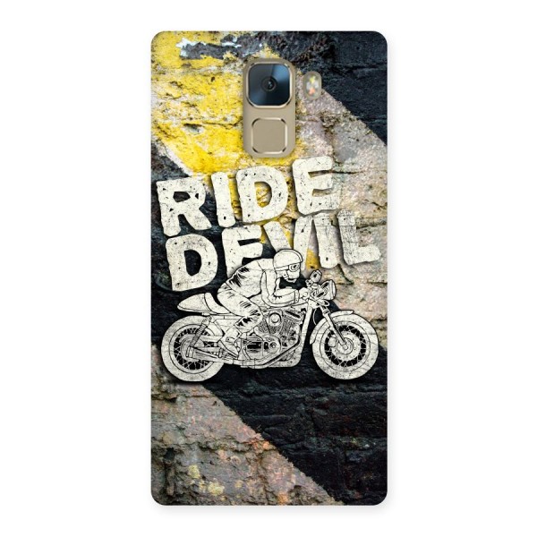 Ride Devil Back Case for Huawei Honor 7