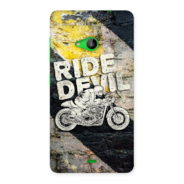 Ride Devil Back Case for Lumia 535