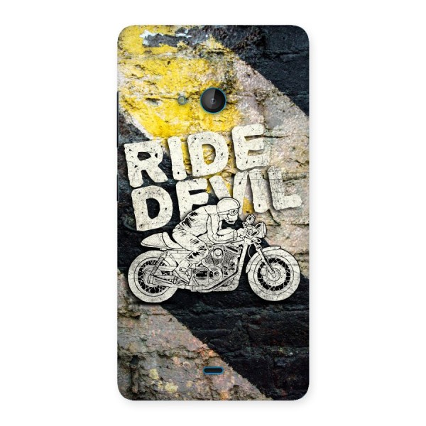 Ride Devil Back Case for Lumia 540