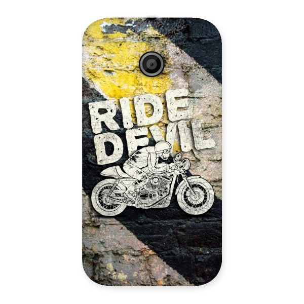Ride Devil Back Case for Moto E