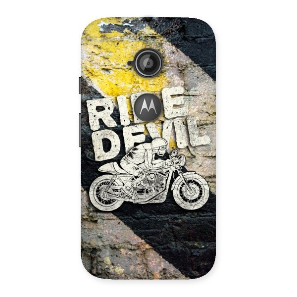 Ride Devil Back Case for Moto E 2nd Gen