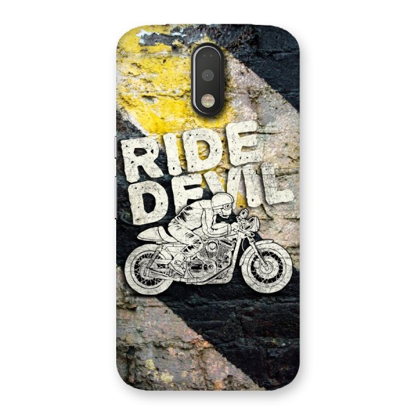 Ride Devil Back Case for Motorola Moto G4