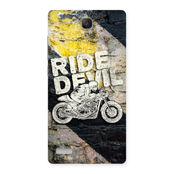 Ride Devil Back Case for Redmi Note Prime