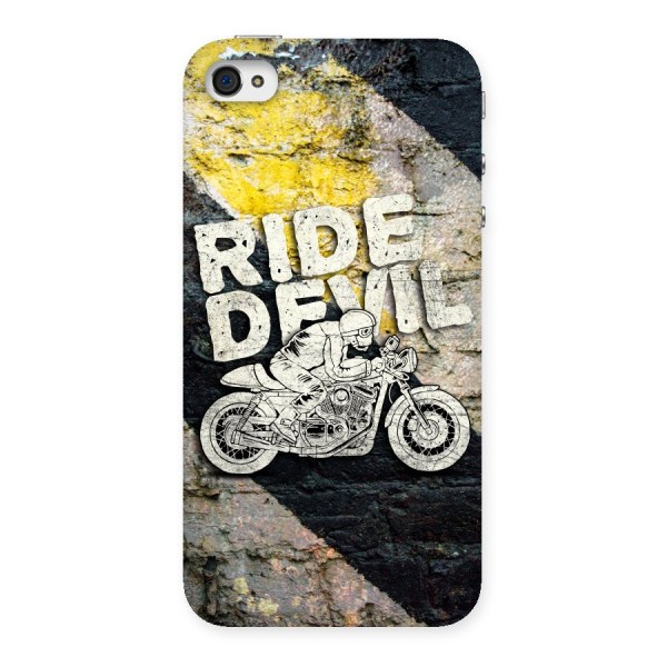 Ride Devil Back Case for iPhone 4 4s