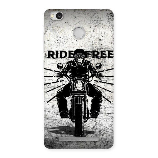 Ride Free Back Case for Redmi 3S Prime