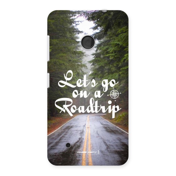 Lets go on a Roadtrip Back Case for Lumia 530