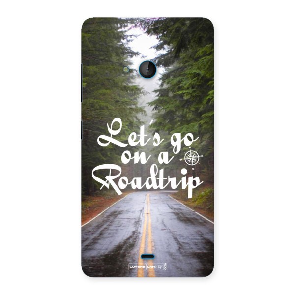 Lets go on a Roadtrip Back Case for Lumia 540