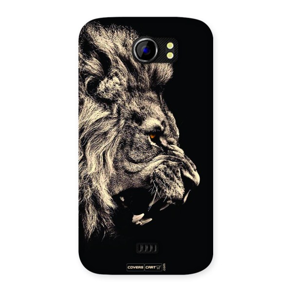 Roaring Lion Back Case for Micromax Canvas 2 A110