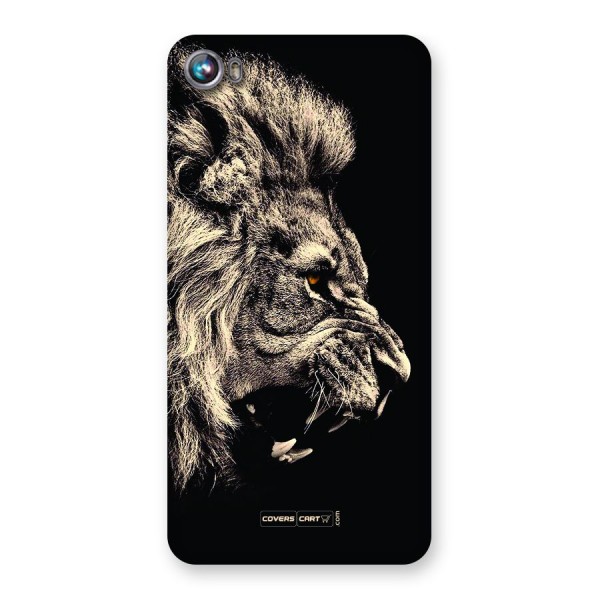 Roaring Lion Back Case for Micromax Canvas Fire 4 A107