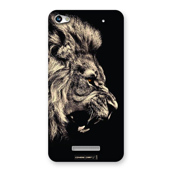 Roaring Lion Back Case for Micromax Hue 2