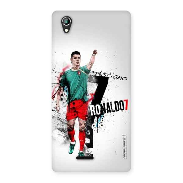 Ronaldo In Portugal Jersey Back Case for Lava Iris 800