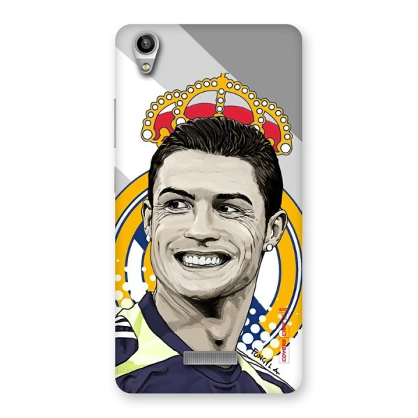 Ronaldo Madrid King Back Case for Lava-Pixel-V1