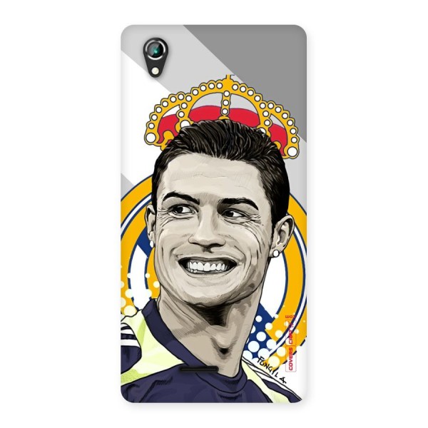 Ronaldo Madrid King Back Case for Lava Iris 800