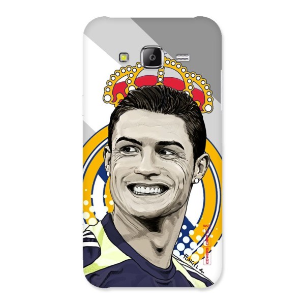Ronaldo Madrid King Back Case for Samsung Galaxy J2 Prime