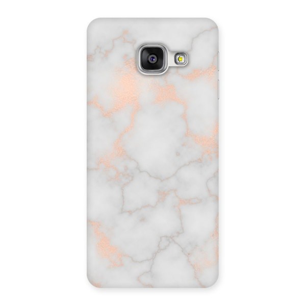 RoseGold Marble Back Case for Galaxy A3 2016