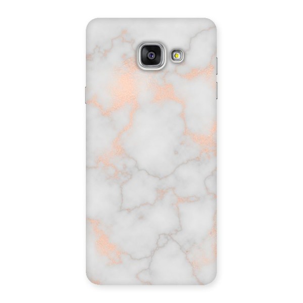 RoseGold Marble Back Case for Galaxy A7 2016
