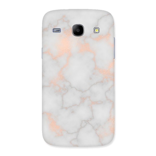 RoseGold Marble Back Case for Galaxy Core