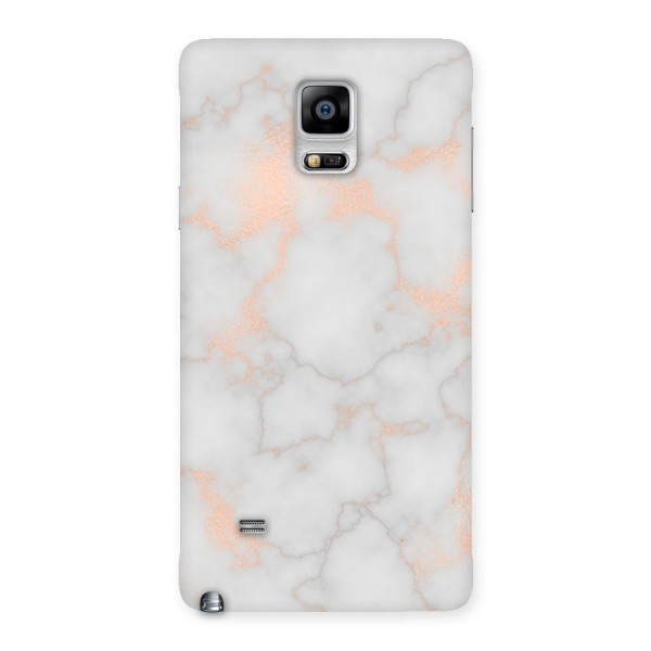 RoseGold Marble Back Case for Galaxy Note 4