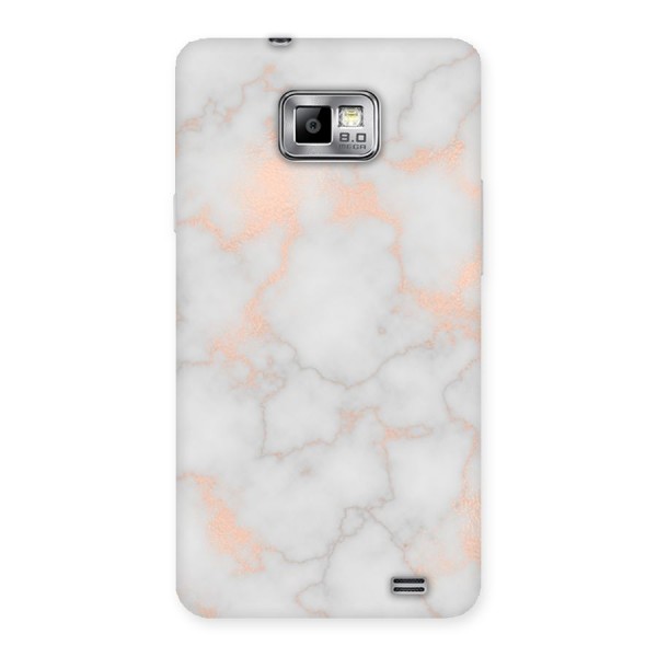 RoseGold Marble Back Case for Galaxy S2