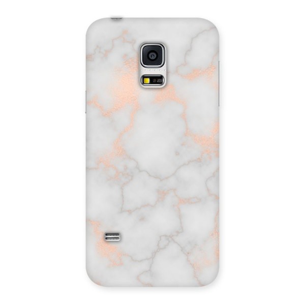 RoseGold Marble Back Case for Galaxy S5 Mini