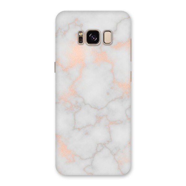RoseGold Marble Back Case for Galaxy S8