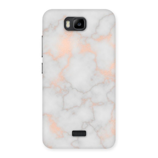 RoseGold Marble Back Case for Honor Bee