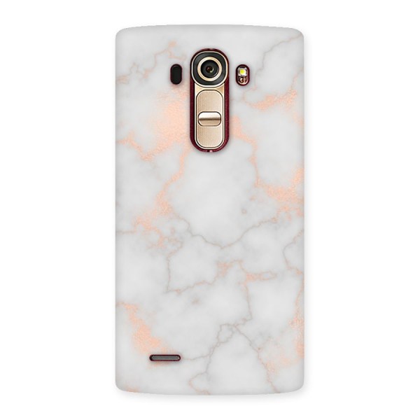 RoseGold Marble Back Case for LG G4