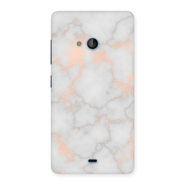 RoseGold Marble Back Case for Lumia 540
