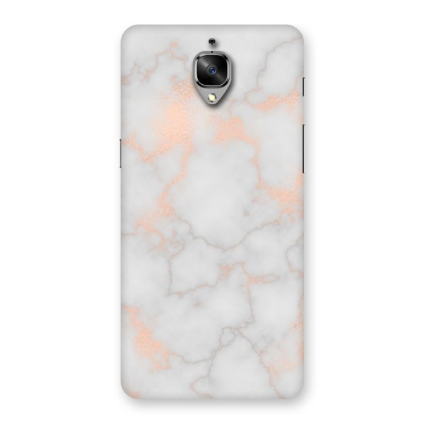 RoseGold Marble Back Case for OnePlus 3T