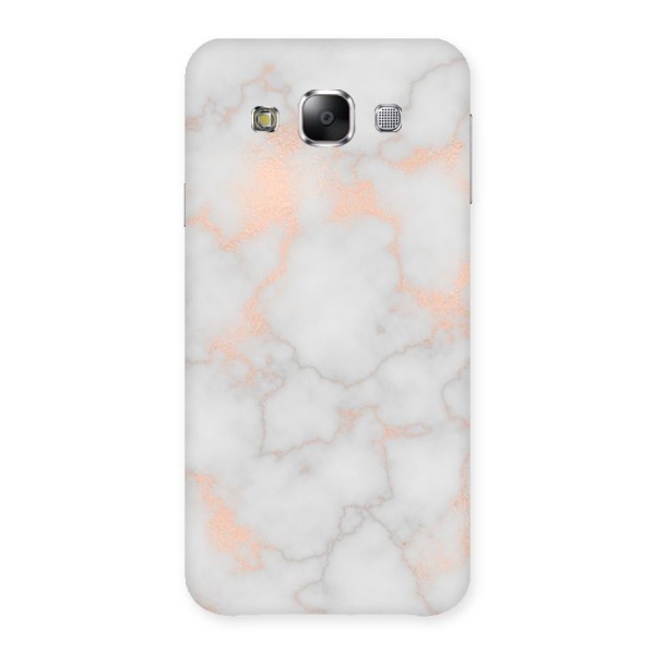 RoseGold Marble Back Case for Samsung Galaxy E5