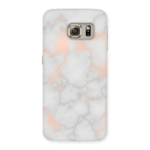 RoseGold Marble Back Case for Samsung Galaxy S6 Edge Plus