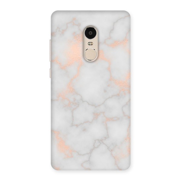RoseGold Marble Back Case for Xiaomi Redmi Note 4