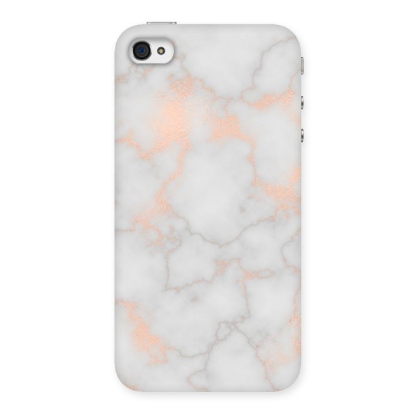 RoseGold Marble Back Case for iPhone 4 4s