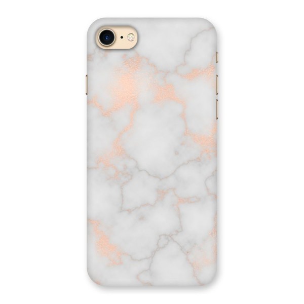 RoseGold Marble Back Case for iPhone 7