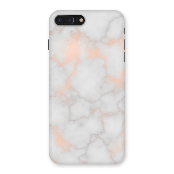 RoseGold Marble Back Case for iPhone 7 Plus