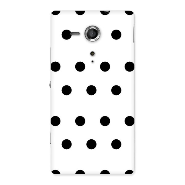 Royal Polka Dots Back Case for Sony Xperia SP