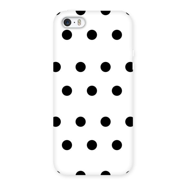 Royal Polka Dots Back Case for iPhone SE