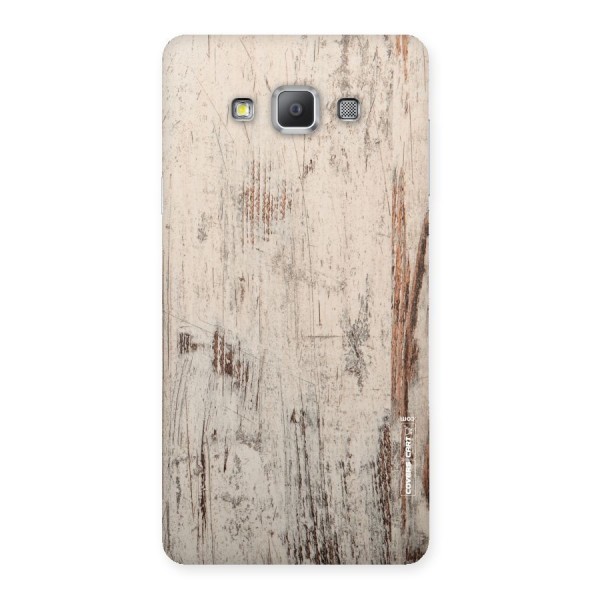 Rugged Wooden Texture Back Case for Galaxy A7