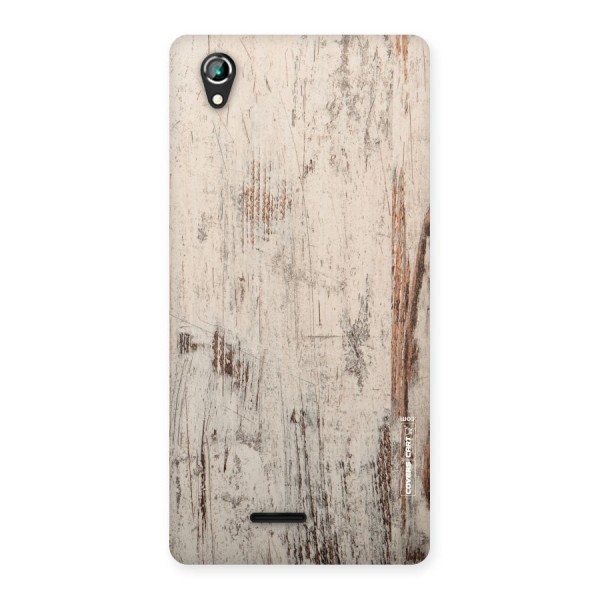 Rugged Wooden Texture Back Case for Lava Iris 800