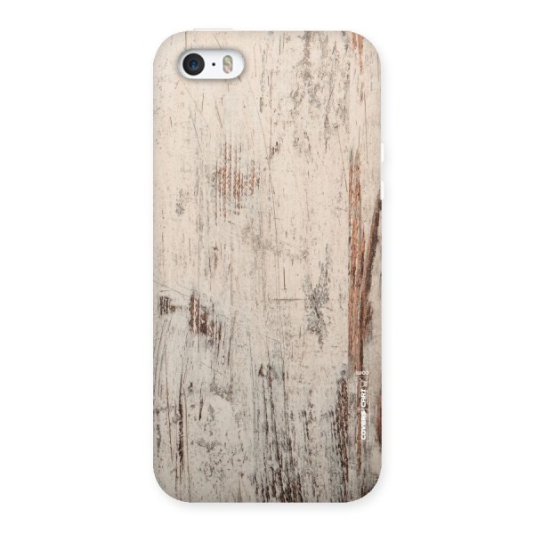Rugged Wooden Texture Back Case for iPhone 5 5S