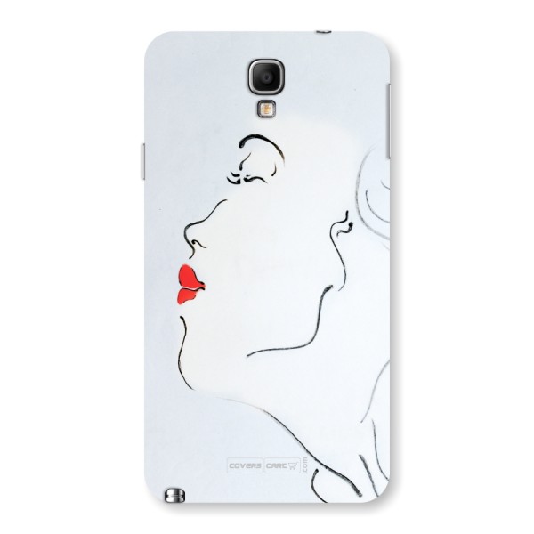 Girl in Red Lipstick Back Case for Samsung Galaxy Note 3 Neo
