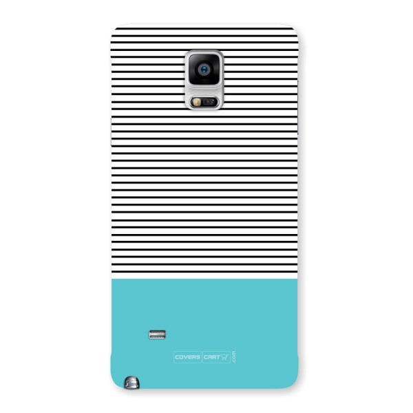 Deep Sky Blue Stripes Back Case for Samsung Galaxy Note 4