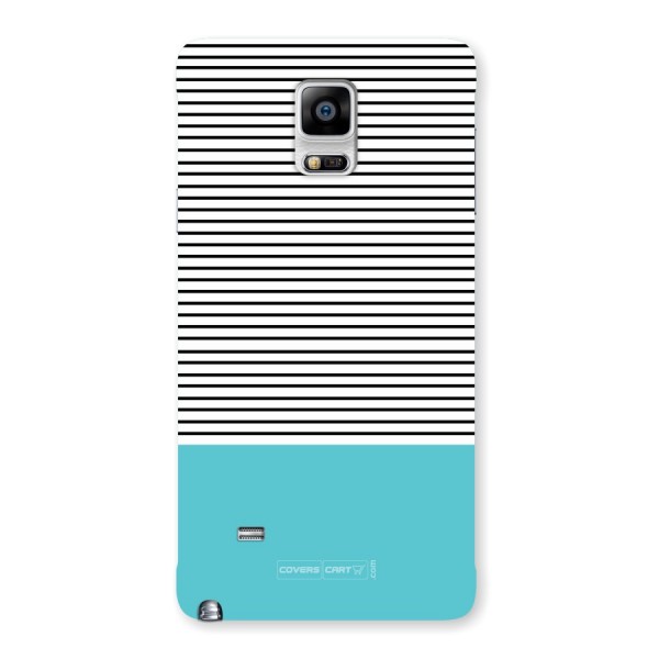Deep Sky Blue Stripes Back Case for Samsung Galaxy Note 4