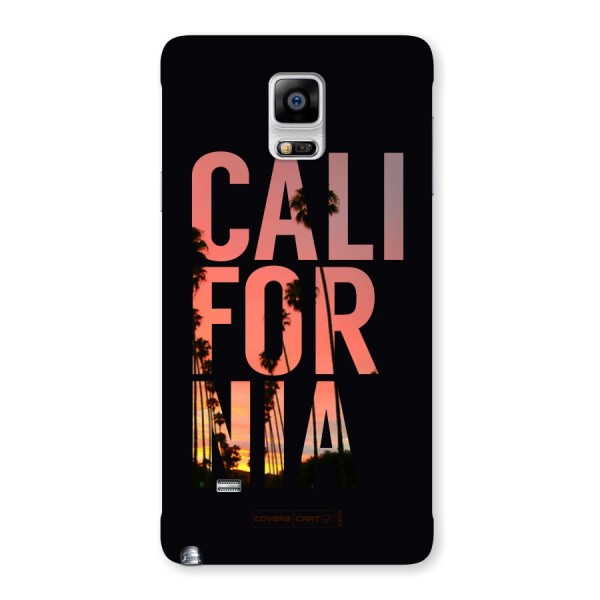 California Back Case for Samsung Galaxy Note 4