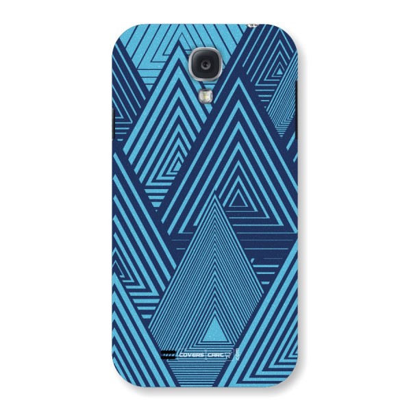 Geometric Blue Print Back Case for Samsung Galaxy S4