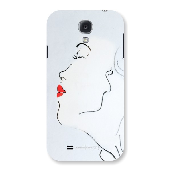 Girl in Red Lipstick Back Case for Samsung Galaxy S4