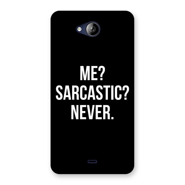 Sarcastic Quote Back Case for Canvas Play Q355