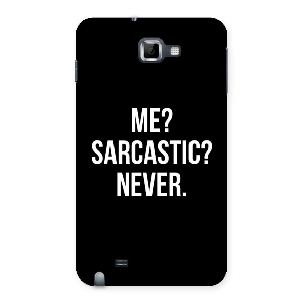 Sarcastic Quote Back Case for Galaxy Note