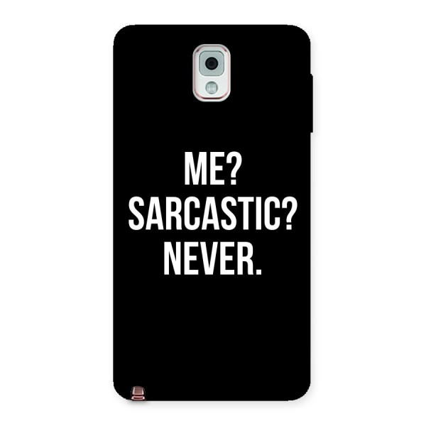 Sarcastic Quote Back Case for Galaxy Note 3
